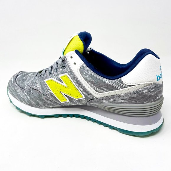 New Balance 574 Classic Summer Waves Gray Womens Casual Sneakers WL574SIA - Picture 3 of 5